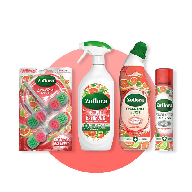 Zoflora Grapefruit Bathroom Collection