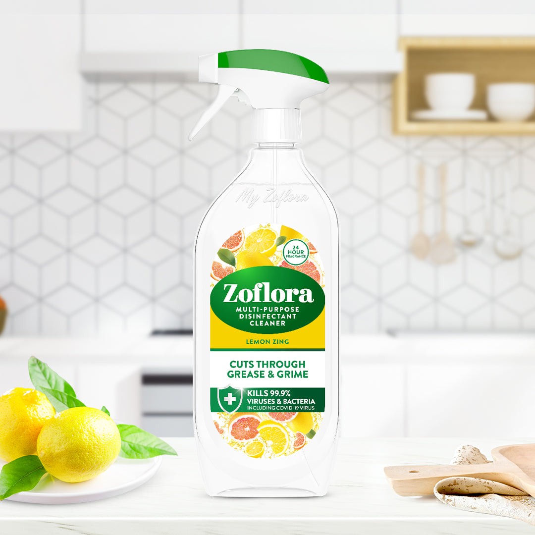 Zoflora Lemon Zing Multipurpose Disinfectant Cleaner 800ml