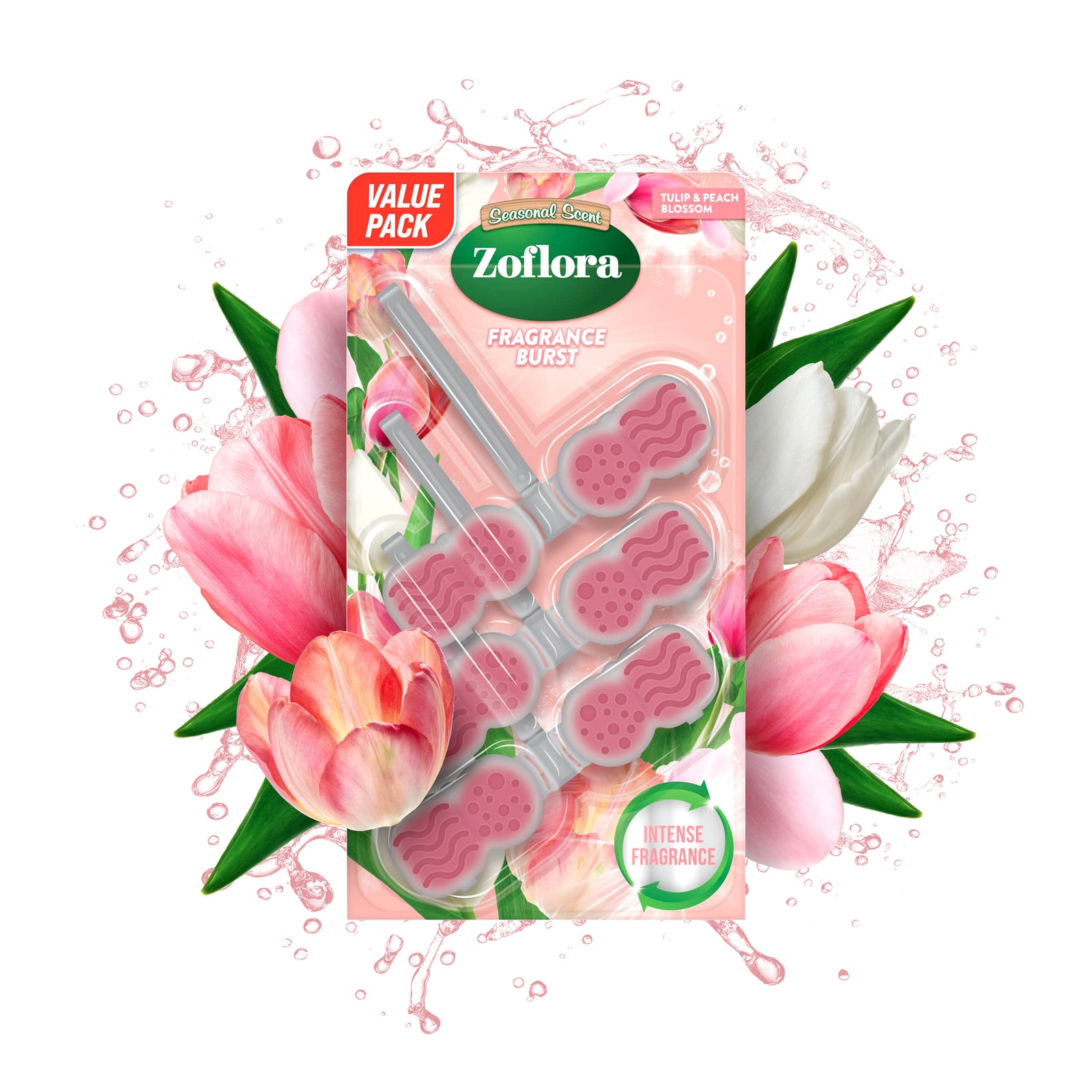 Zoflora Tulip & Peach Rim Blocks 3x48g