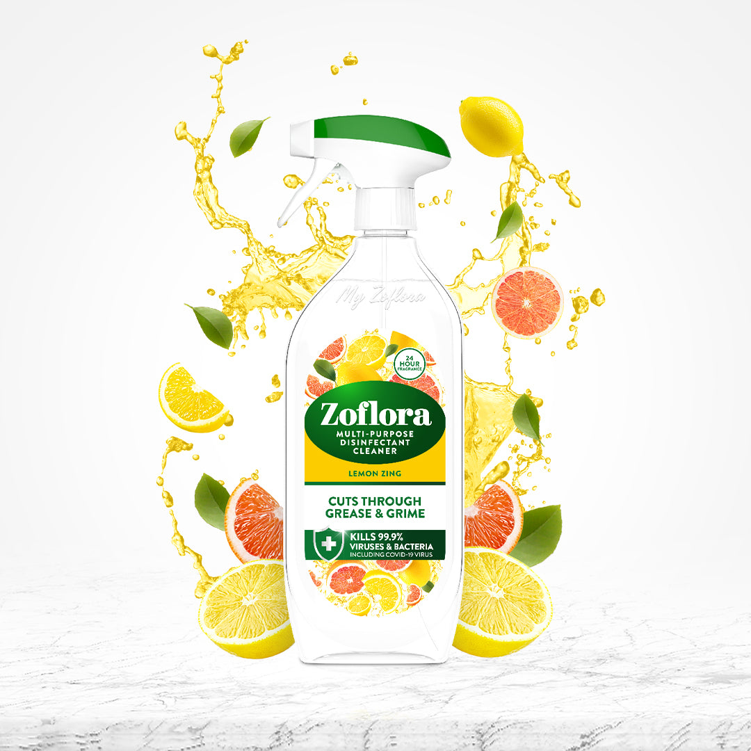 Zoflora Lemon Zing Multipurpose Disinfectant Cleaner 800ml
