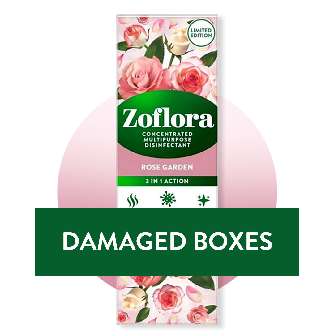 Zoflora Rose Garden 250ml  - Boxes are DAMAGED but product is 100% perfect
