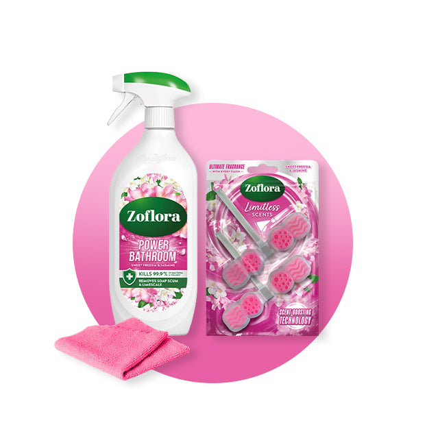 Sparkling Blooms Bathroom Set