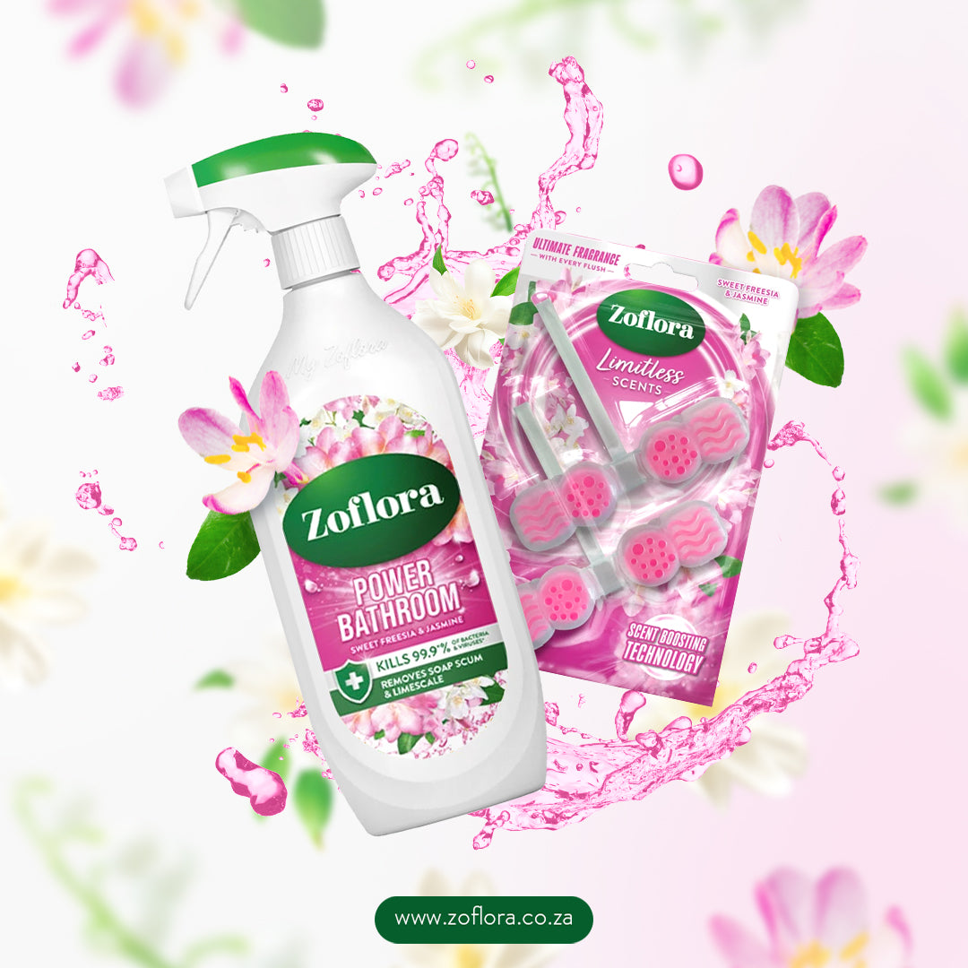 Sparkling Blooms Bathroom Set