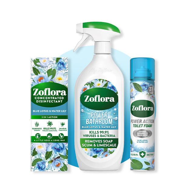 Zoflora Blue Water Bathroom Collection
