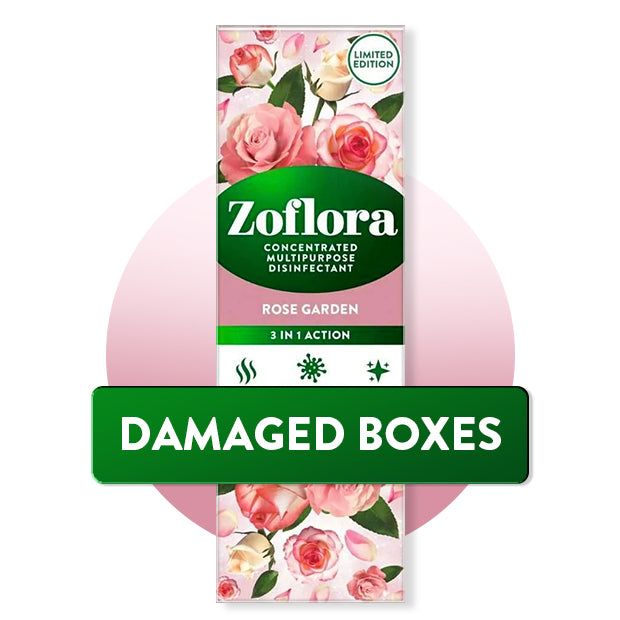 Zoflora Rose Garden 250ml  - Boxes are DAMAGED but product is 100% perfect