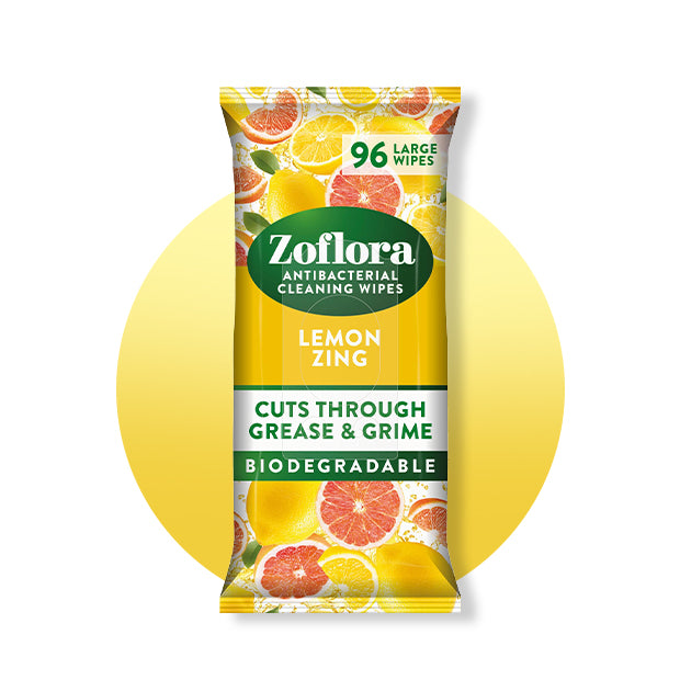 Zoflora Lemon Zing Multi-Surface Cleaning Wipes