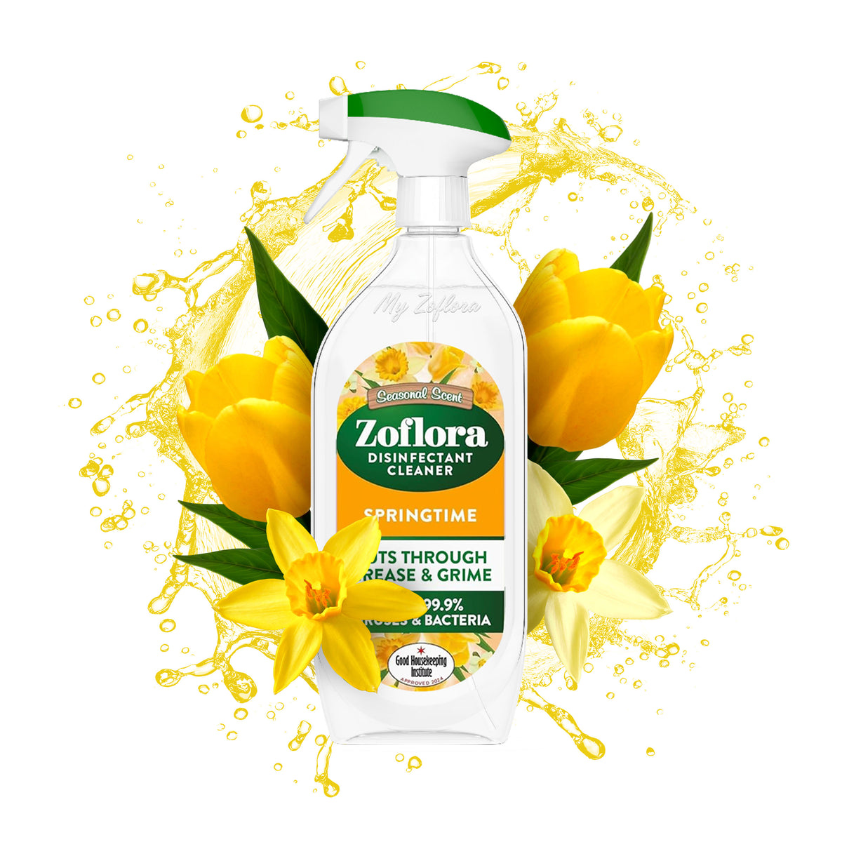 Zoflora Springtime Multipurpose Disinfectant Cleaner 800ml