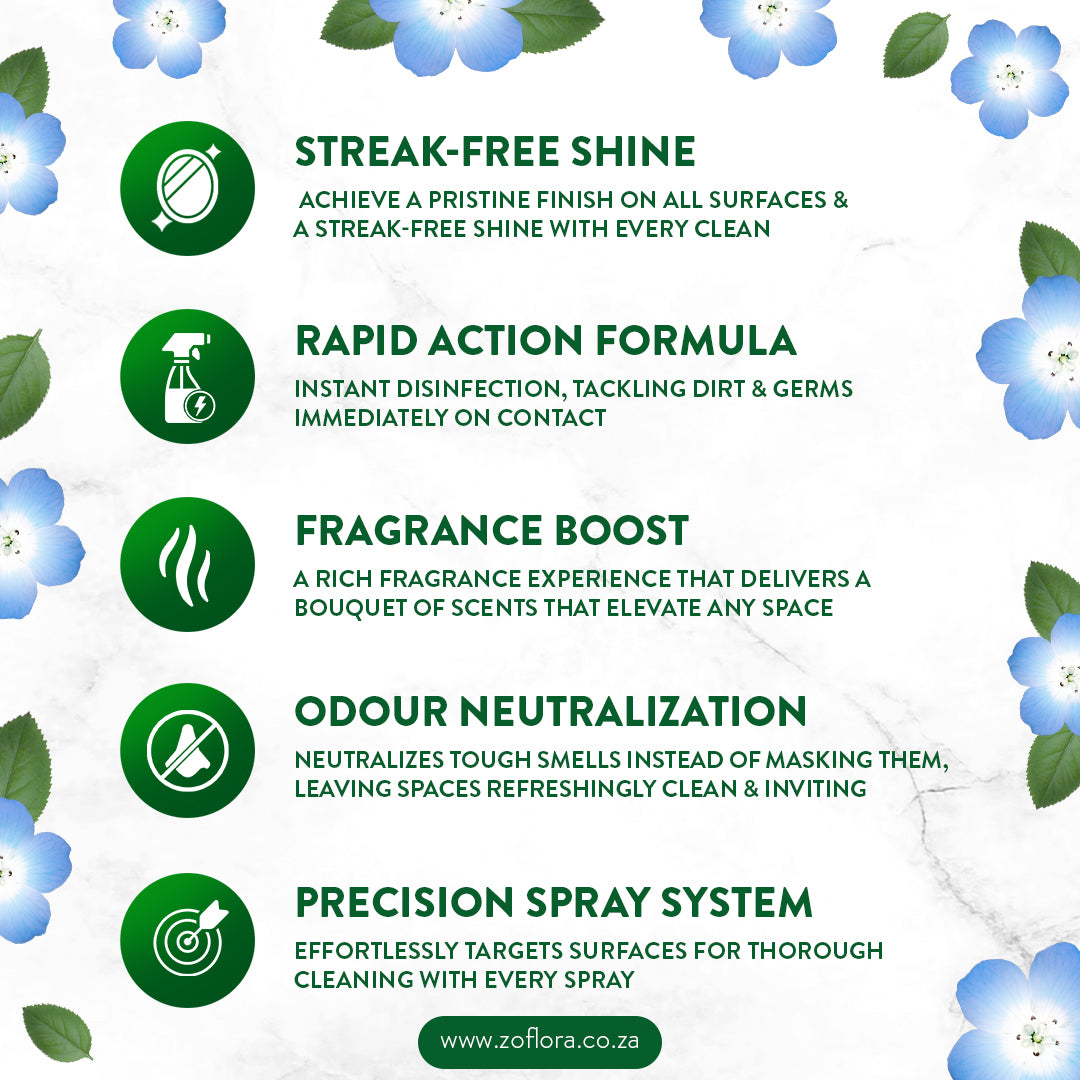 Zoflora Mountain Air Multipurpose Disinfectant Cleaner 800ml