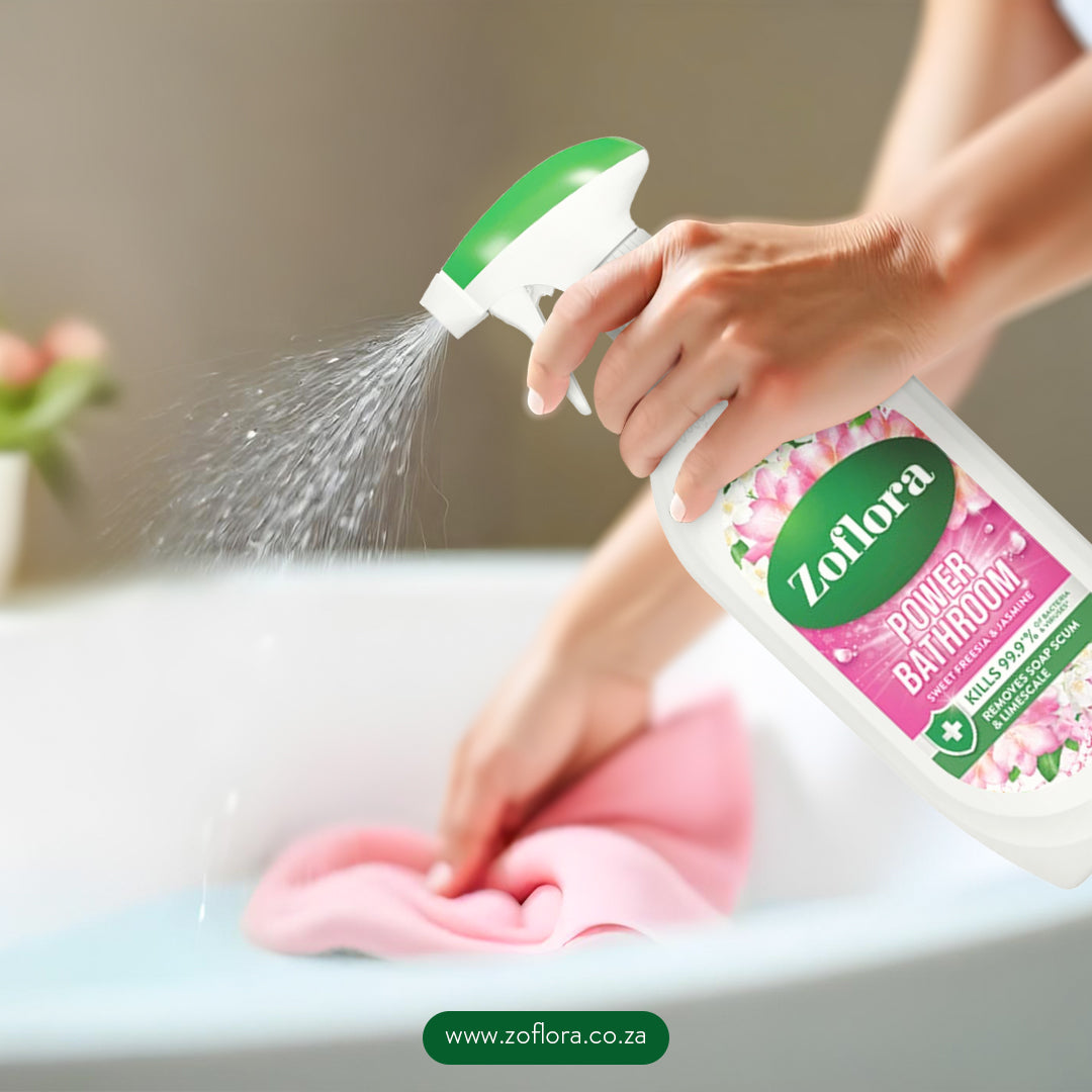 Zoflora Sweet Freesia &amp; Jasmine Bathroom Cleaner 800ml