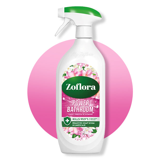 Zoflora Sweet Freesia &amp; Jasmine Bathroom Cleaner 800ml